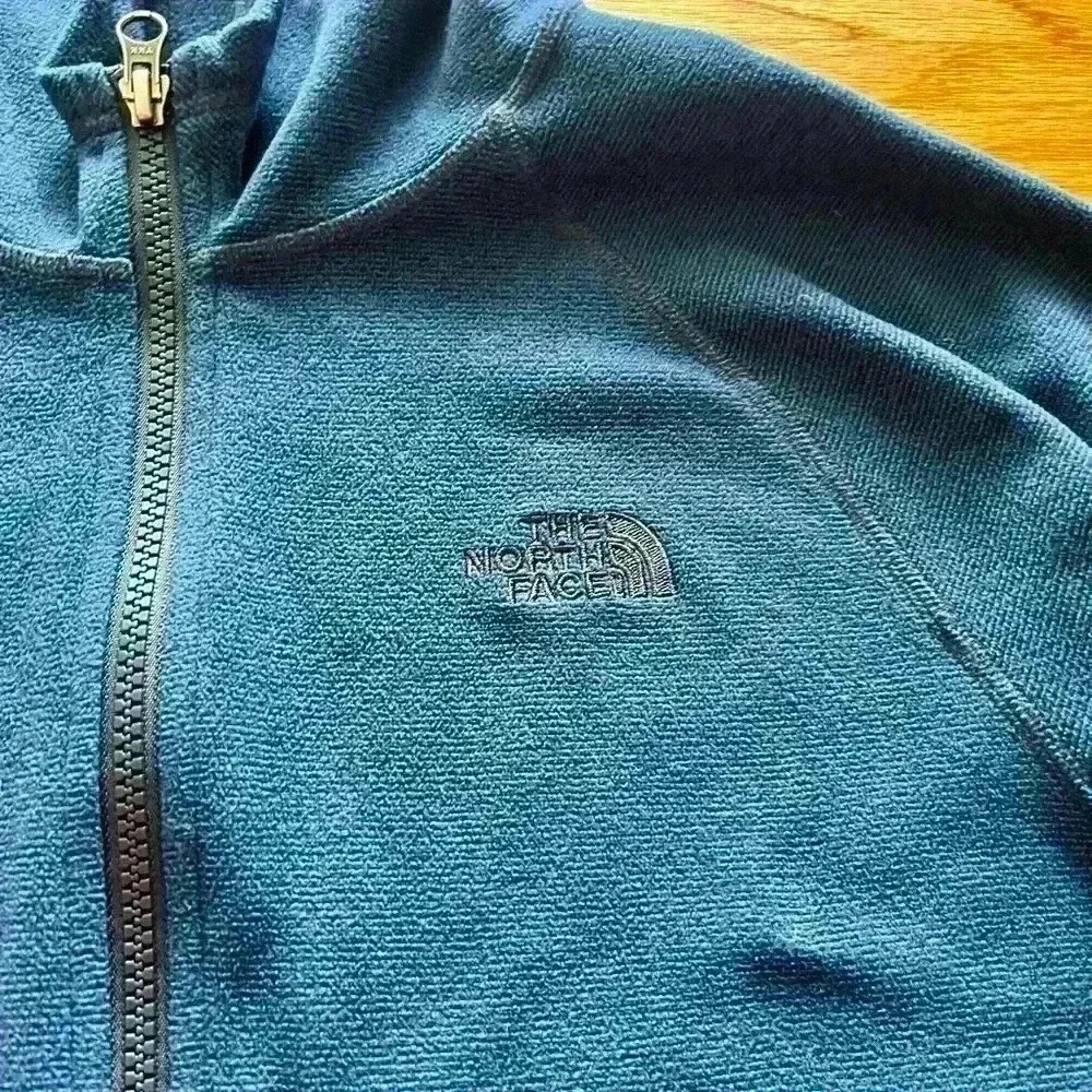The North Face Full-Zip Hoodie Jacket Blue Boys Size Large 14/16